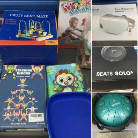 MaxSold Auction: This online auction features New in Box items such as Toys, Pet Products, Linens, Beauty Products, Curtains, Printer Ink, Musical Instruments, Headphones, Massagers, Solar Lights and much more!